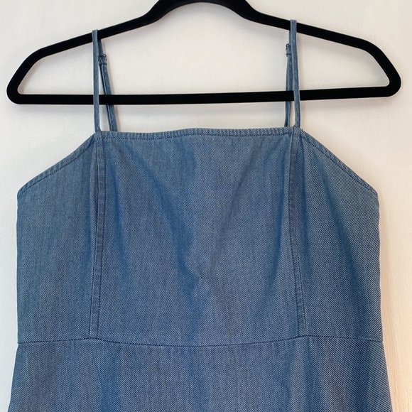 BP x CLAUDIA SULEWSKI CHAMBRAY SLIP DRESS SIZE SMALL - Picture 4 of 6